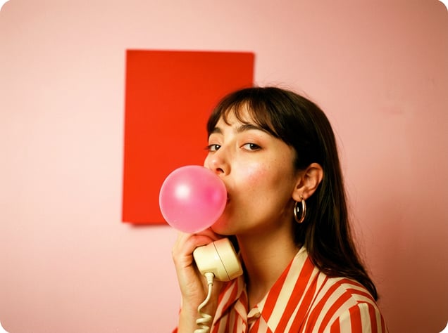 Bubble portrait